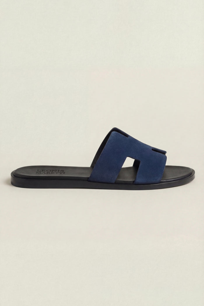 Matera Suede Sandal Navy