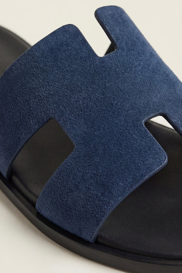 Matera Suede Sandal Navy