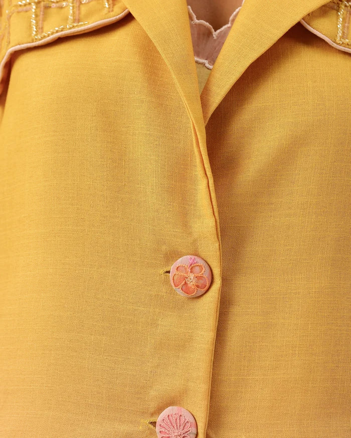 Melon Muse Jacket (Yellow To Pink)