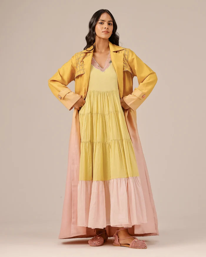 Melon Muse Jacket (Yellow To Pink)