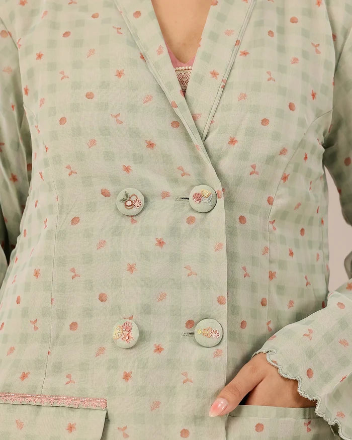 Merry Berry Dress & Jacket (Green)