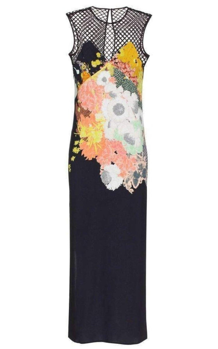 Dries Van Noten Mesh - Yoke Maxi Dress - Runway Catalog
