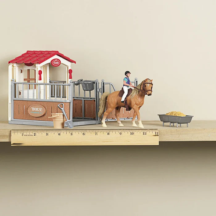 M&F Western Big Time Barnyard Horse Stable Toy