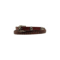 M&F Western Hat Band Laced Smooth Tabs Brown
