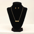 M&F Western Ladies Gold Cross Jewelry Set