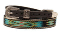 M&F Western Mens Hatband Southwestern Ribbon Black Multi