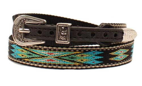 M&F Western Mens Hatband Southwestern Ribbon Black Multi