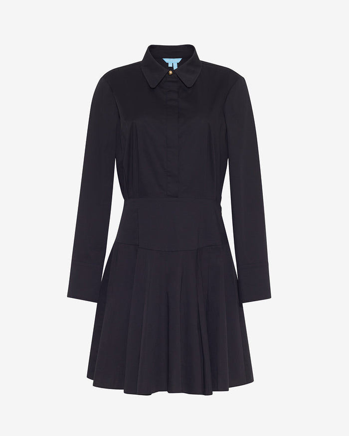 Mia Mini Dress in Stretch Cotton Poplin