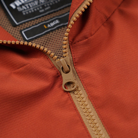 MICRO RIPSTOP ANORAK JACKET - BRICK