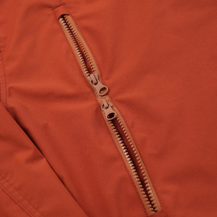 MICRO RIPSTOP ANORAK JACKET - BRICK