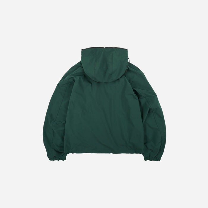 MICRO RIPSTOP ANORAK JACKET - DARK GREEN