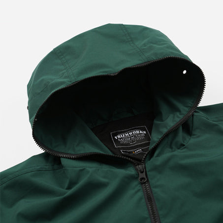 MICRO RIPSTOP ANORAK JACKET - DARK GREEN