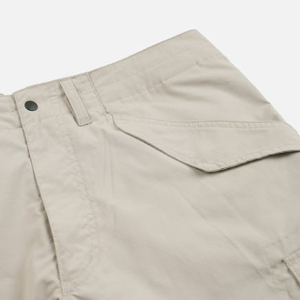 MICRO RIPSTOP CARGO SHORTS - LIGHT GREY