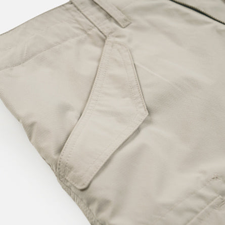 MICRO RIPSTOP CARGO SHORTS - LIGHT GREY