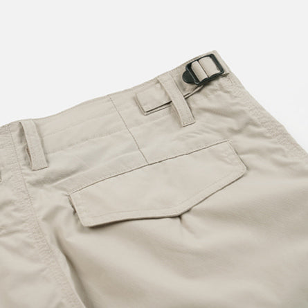 MICRO RIPSTOP CARGO SHORTS - LIGHT GREY