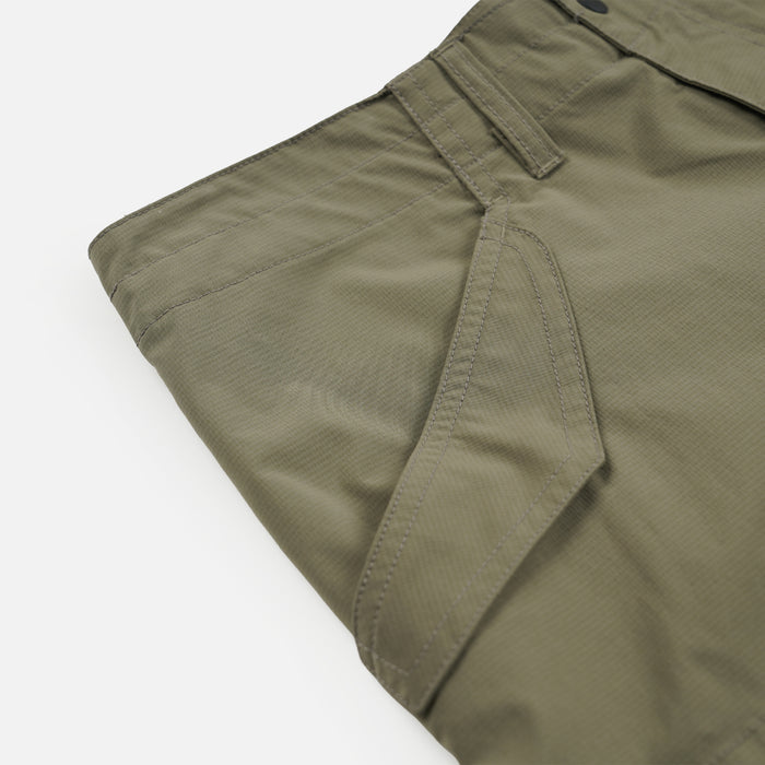 MICRO RIPSTOP CARGO SHORTS - LIGHT OLIVE