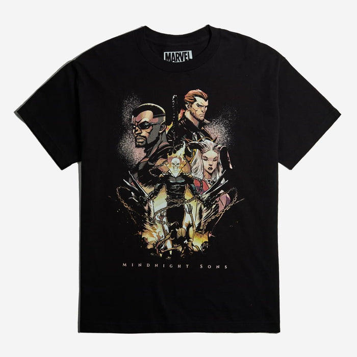 Midnight Sons Group Forge Heavyweight Boxy Tee - Heroes & Villains-Marvel-T-Shirt