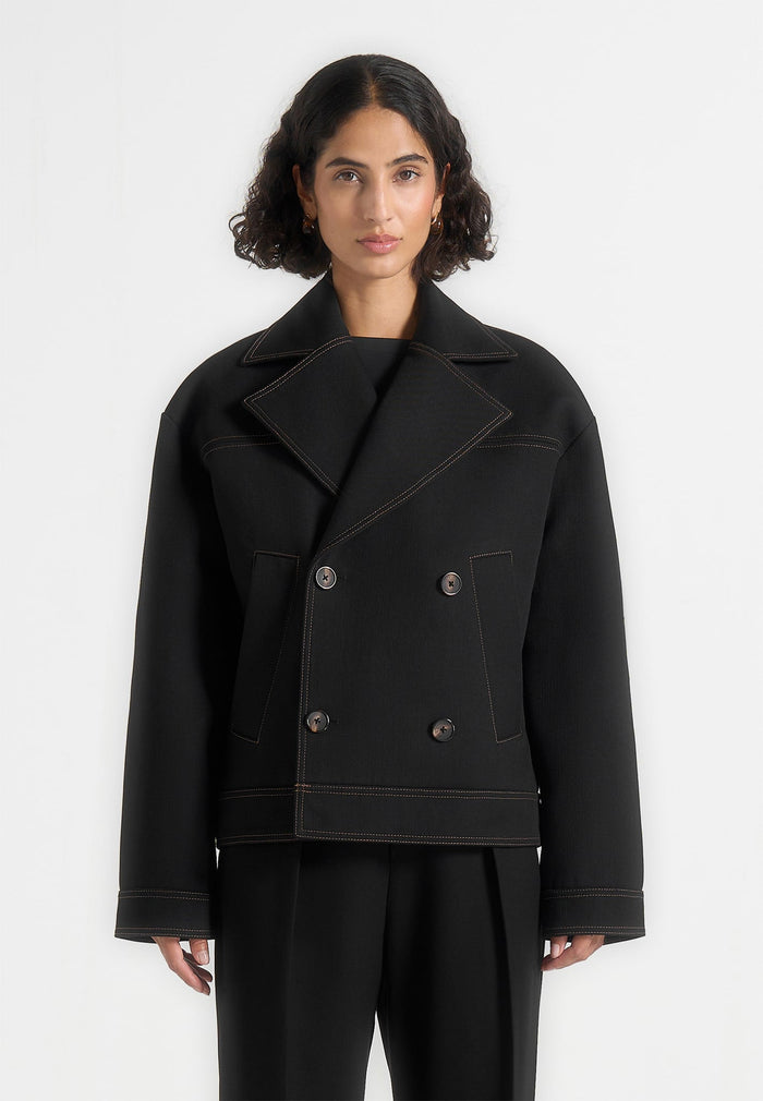 mika-unisex-tailored-double-breasted-jacket-with-contrast-stitch-black