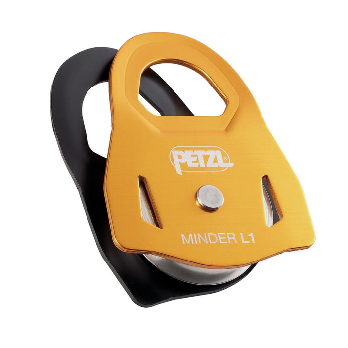 single pully yellow petzl belay device