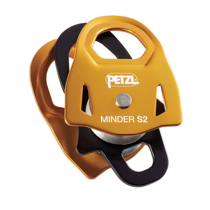 Petzl Minder S2 pulley system on a white background