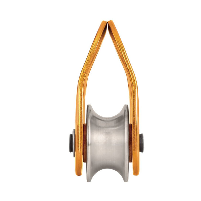 yellow pully system side view