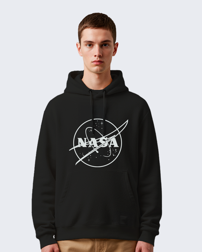 Moletom Unissex Preto - NASA Meatball Linhas