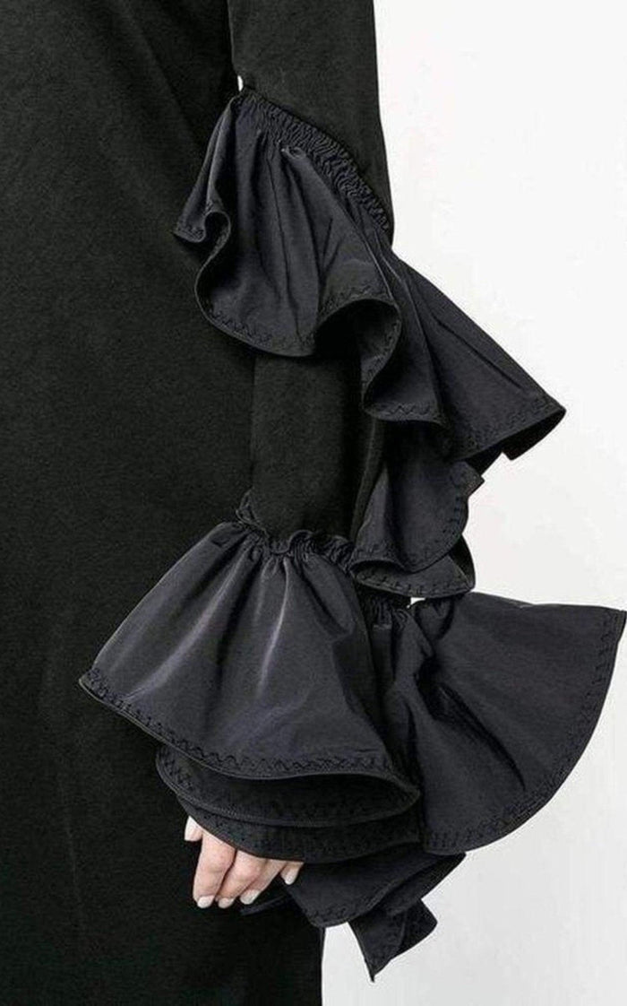 Ellery Molotov Ruffle Sleeve Dress - Runway Catalog