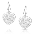 Montana Silversmith Chiseled Heart Earrings