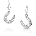Montana Silversmith Heartfelt Luck Horseshoe Earrings