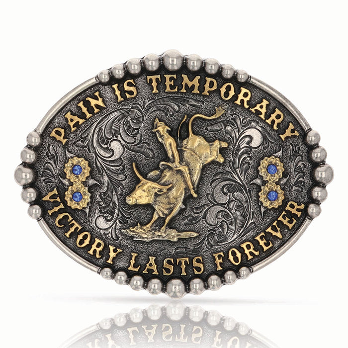 Montana Silversmith Pain Is Temporary Bull Riding Attitude Buckle
