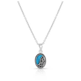 Montana Silversmith Turquoise Tide Necklace
