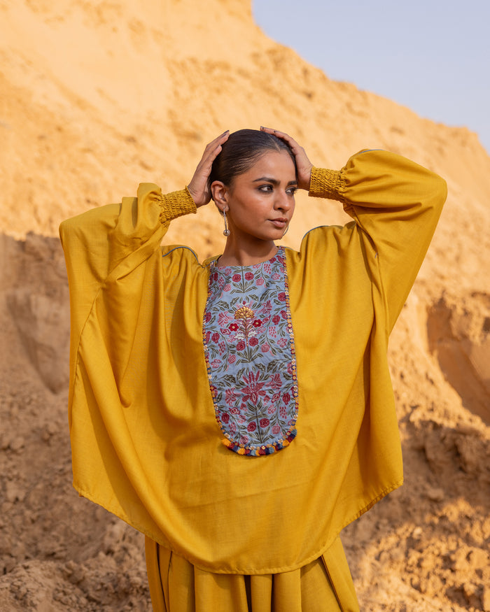 Mosaic Top - Mustard