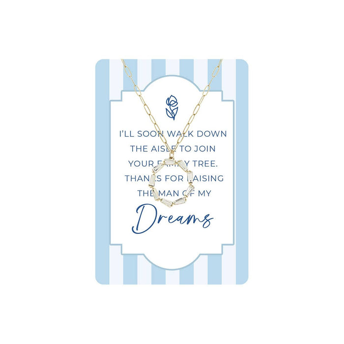 Mother of the Groom Keepsake Card