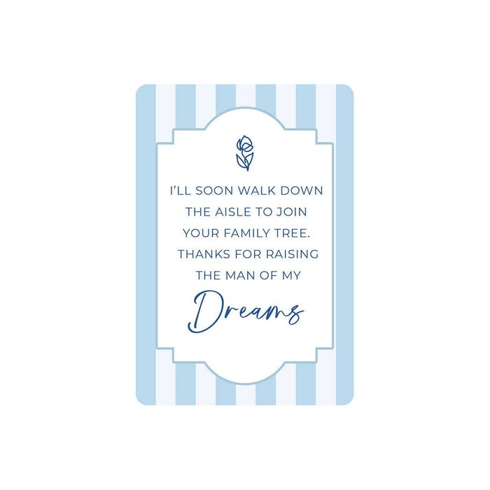 Mother of the Groom Keepsake Card
