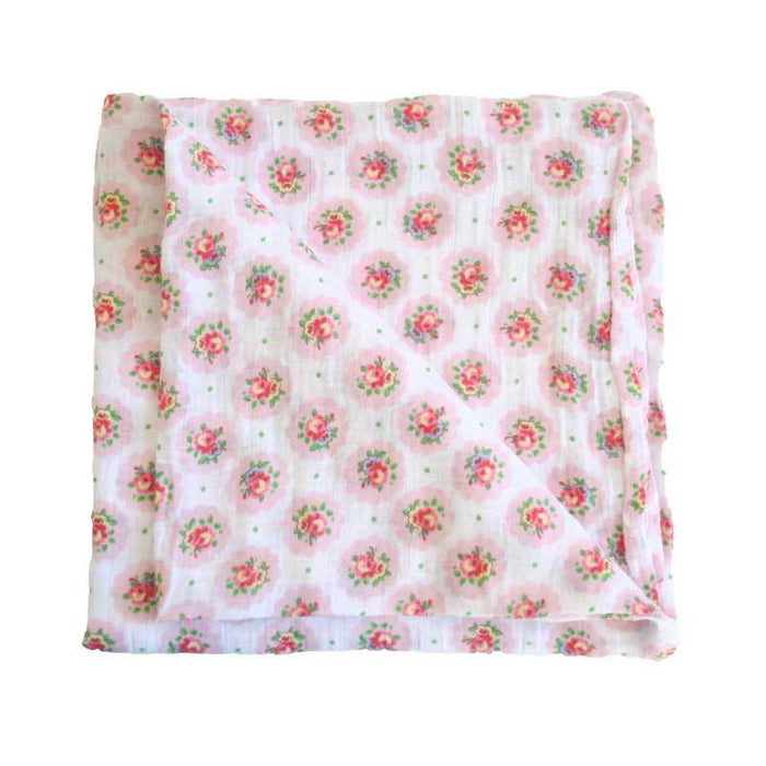 Alimrose Muslin Swaddle Wrap – Floral Medallion | Koop.co.nz
