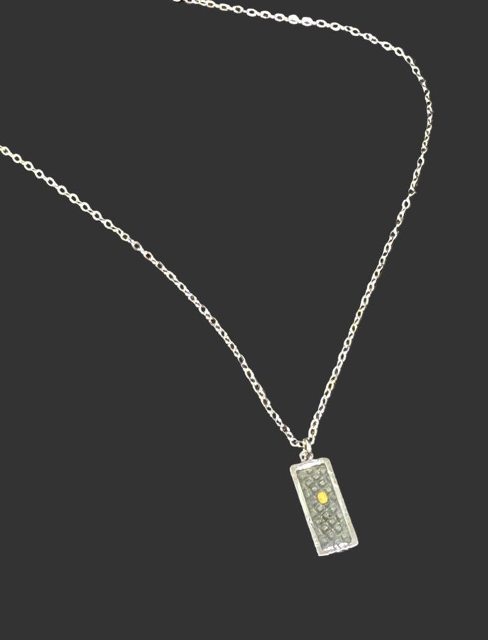 Rectangle Pendant – Silver