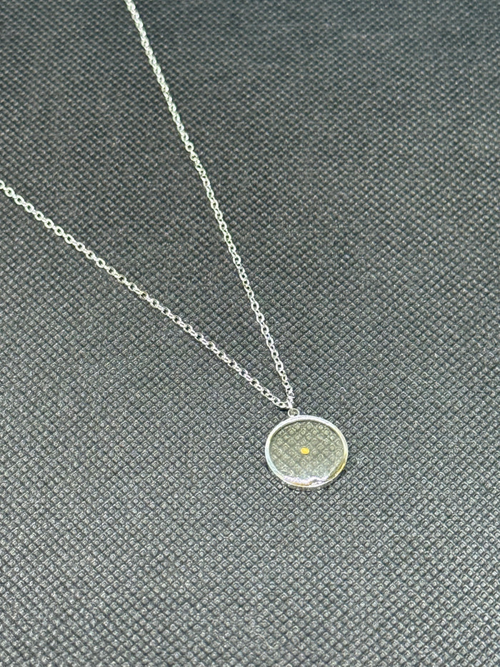 Circle Pendant – Silver