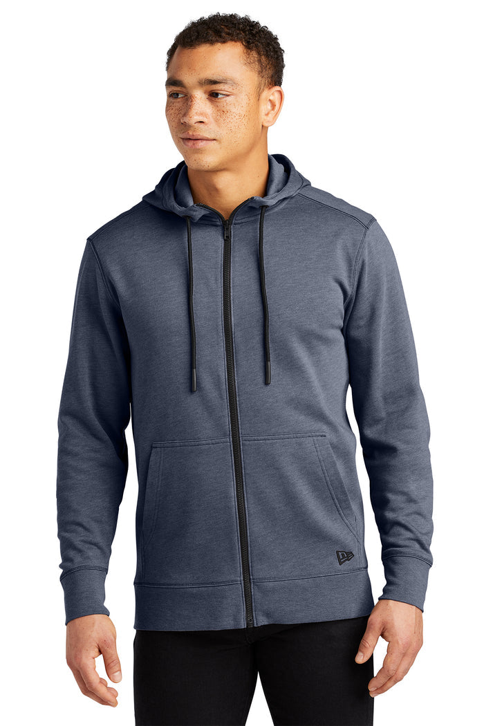 NEA511 New Era® Tri-Blend Fleece Full-Zip Hoodie