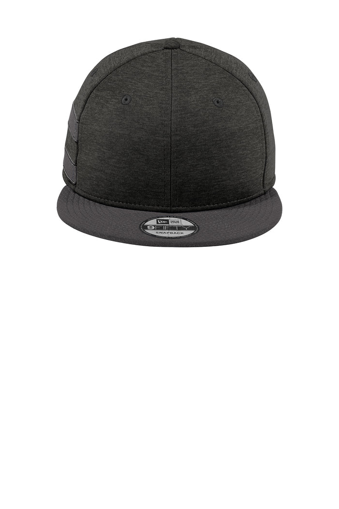 New Era® Shadow Heather Striped Flat Bill Snapback Cap | NE408