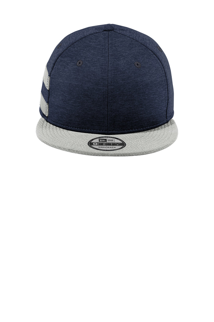 New Era® Shadow Heather Striped Flat Bill Snapback Cap | NE408