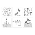 Karen Design New Zealand Coasters – White (6pc) | Koop.co.nz