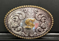 Nocona Initial Belt Buckle S