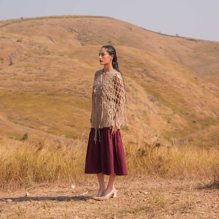 Noura Skirt - Brown