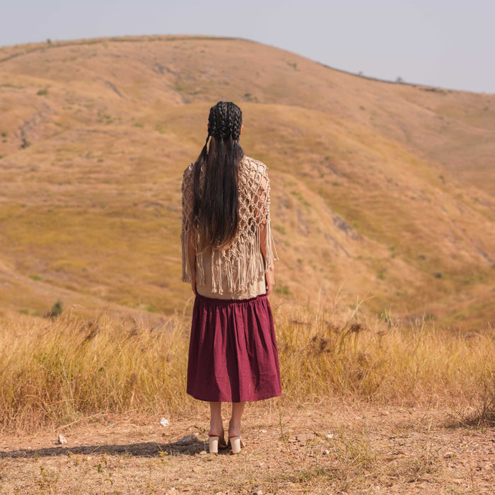 Noura Skirt - Brown
