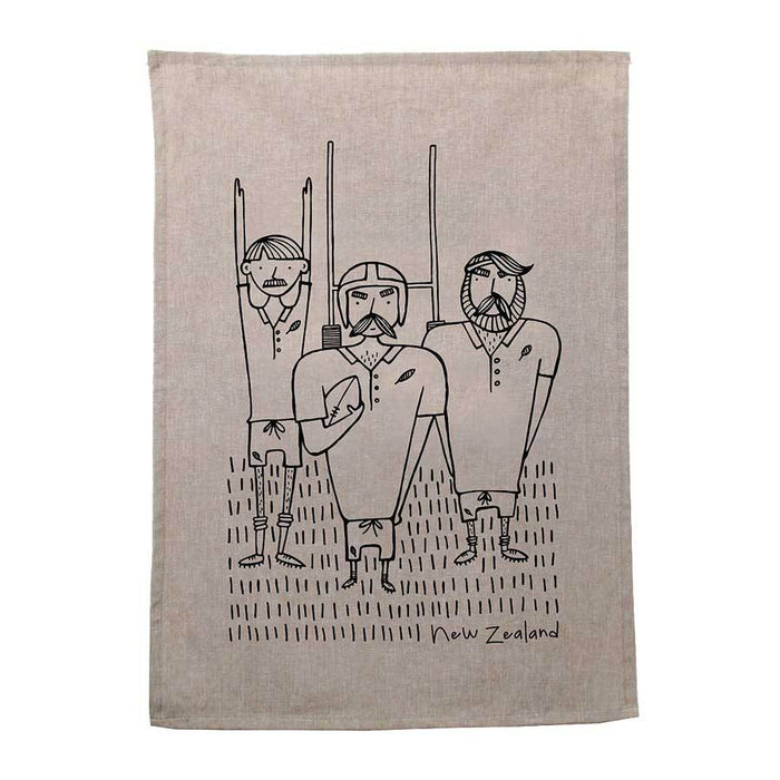 Karen Design NZ Rugby Tea Towel | Koop.co.nz