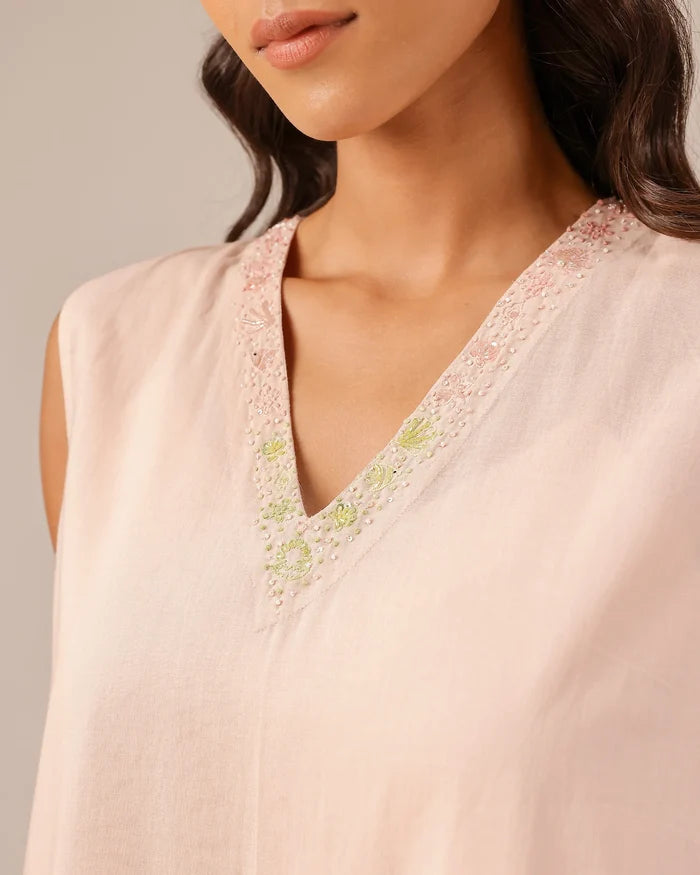 Ocean Dusk Dress & Jacket (Green To Pink)