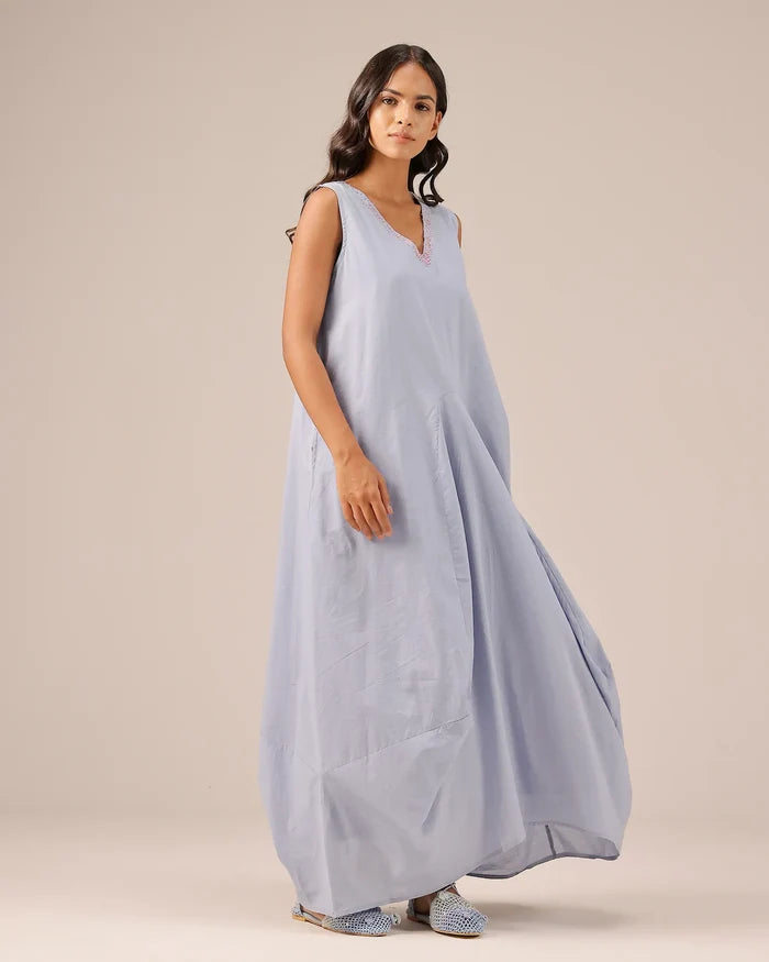 Ocean Dusk Dress & Jacket (Pink To Blue)