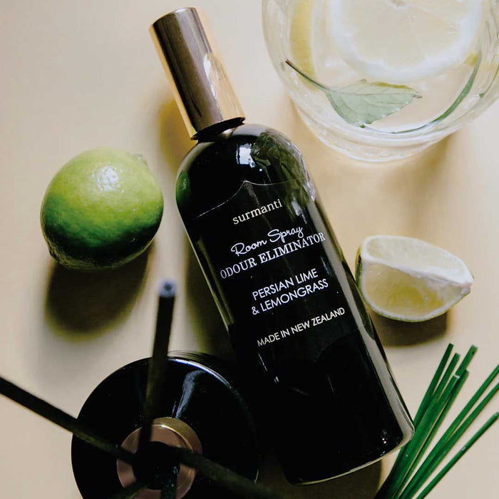 Surmanti Odour Eliminator Room Spray - Persian Lime & Lemongrass | Koop.co.nz