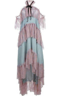 Philosophy Di Lorenzo Serafini Off the Shoulder Tiered Silk Dress - Runway Catalog