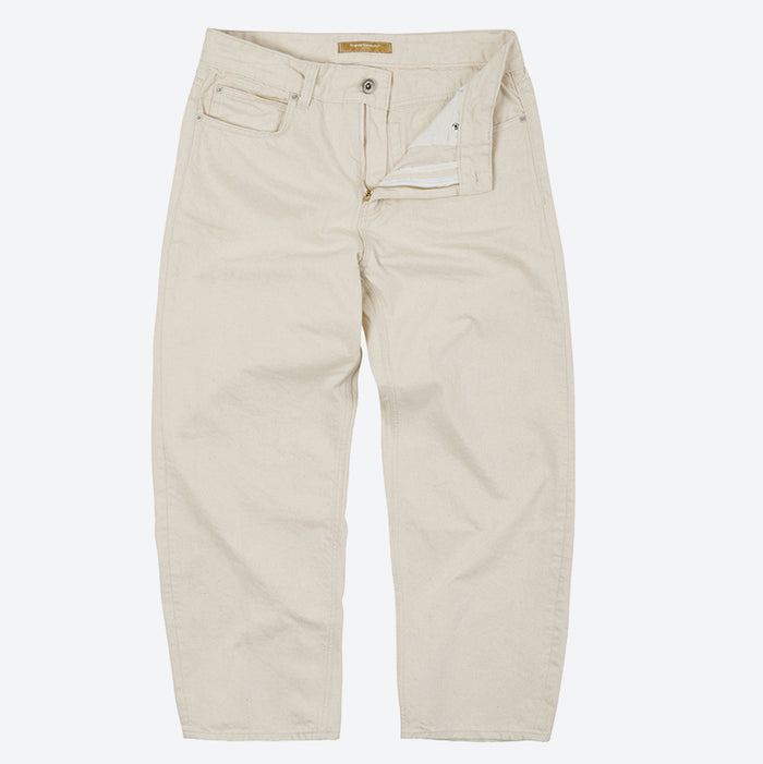 OG WIDE COTTON PANTS - OATMEAL EA N